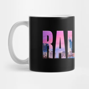 Raleigh City Skyline Evening Mug